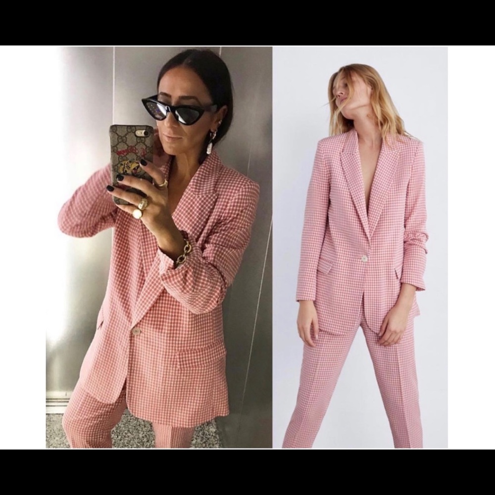 Zara gingham blazer - Picture 5 of 7